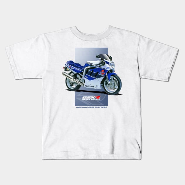 GSXR SLingshot Kids T-Shirt by Retroquarter